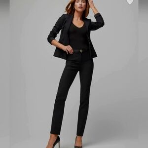 WHBM WOMEN'S BLACK COMFORT STRETCH TROUSERS SIZE 6S